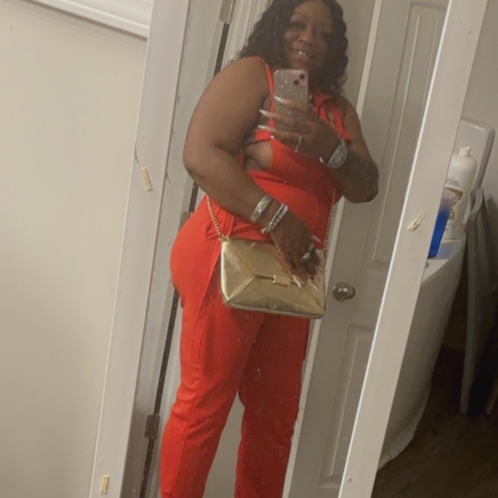 One piece red sexy romper